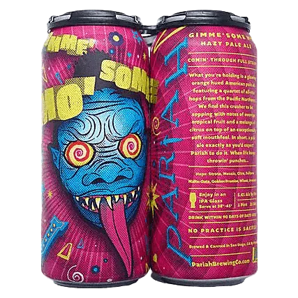 Pariah Brewing Gimme' Some Mo' Hazy Pale Ale 4pk 16oz Can