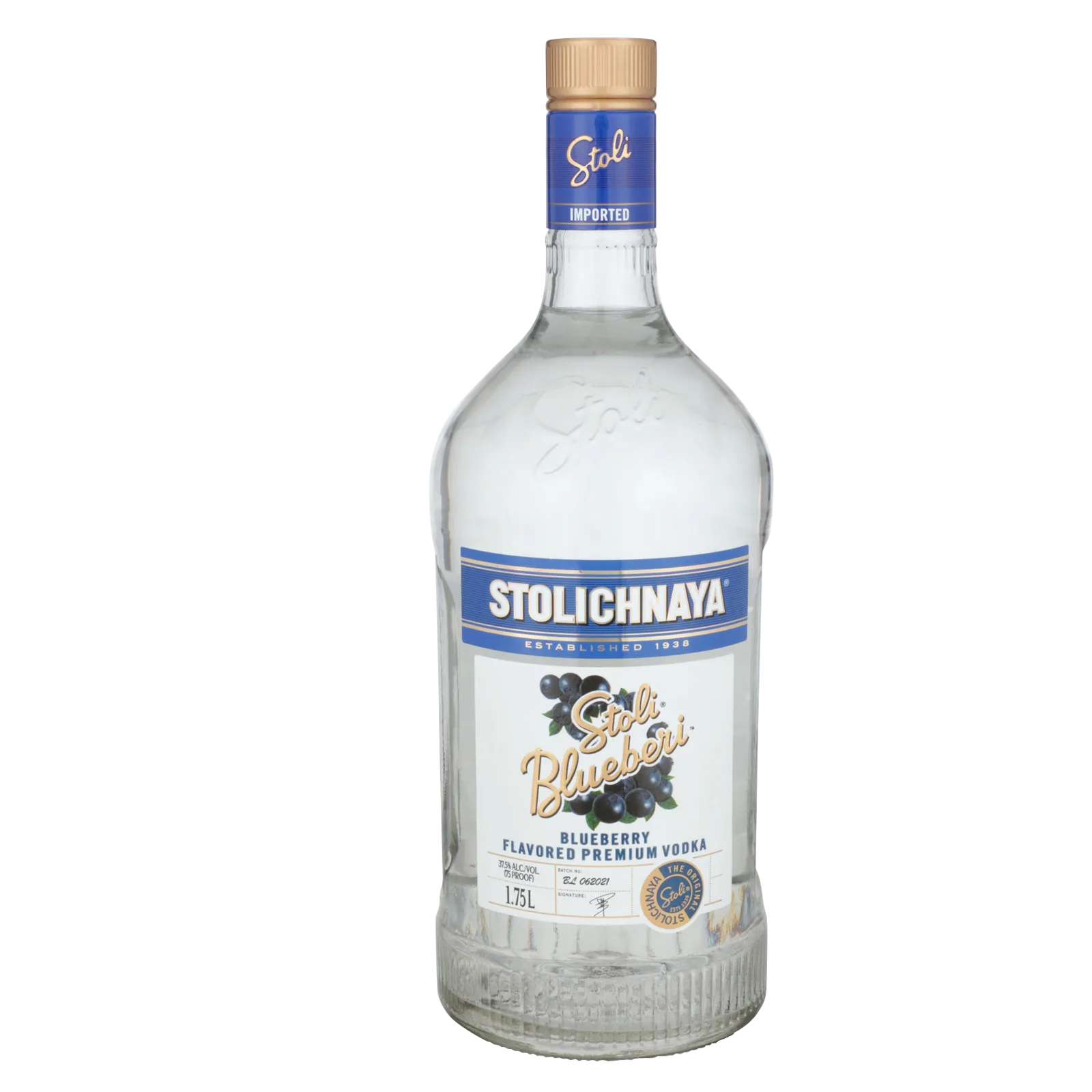 Stoli Blueberi Vodka (75 Proof