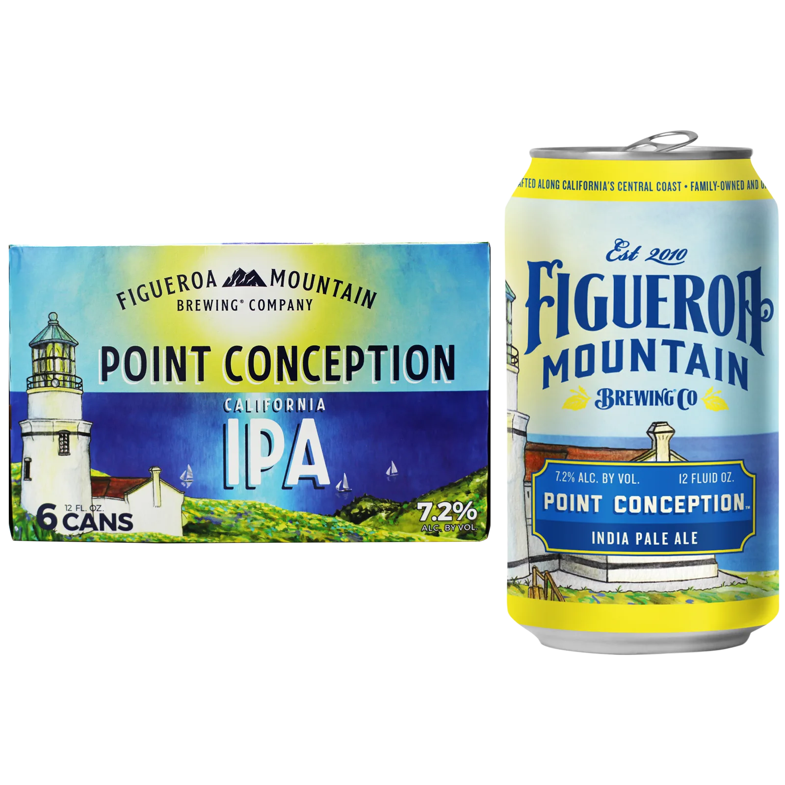 Figueroa Mountain Point Conception IPA 6pk Can 7.2% ABV