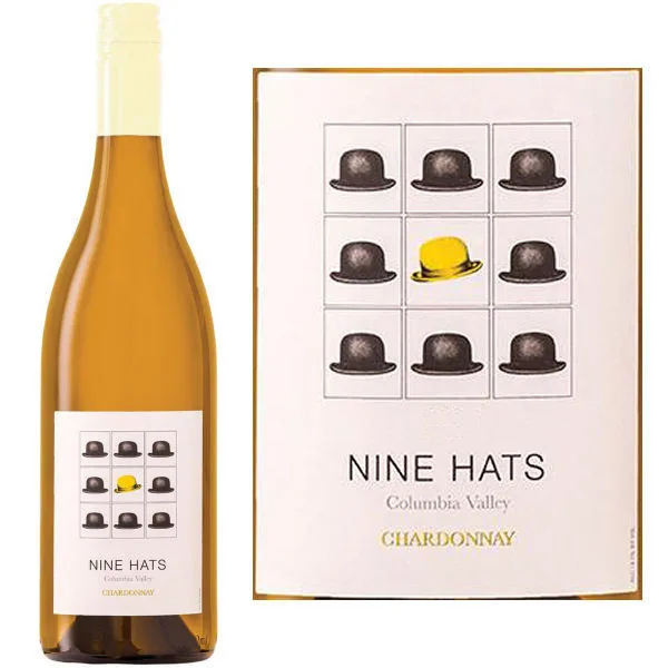 Nine Hats Columbia Valley Chardonnay Washington 2019