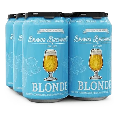pid: 56760 Bravus Brewing Co. Non-Alcoholic Blonde Ale (6PKC 12 OZ)