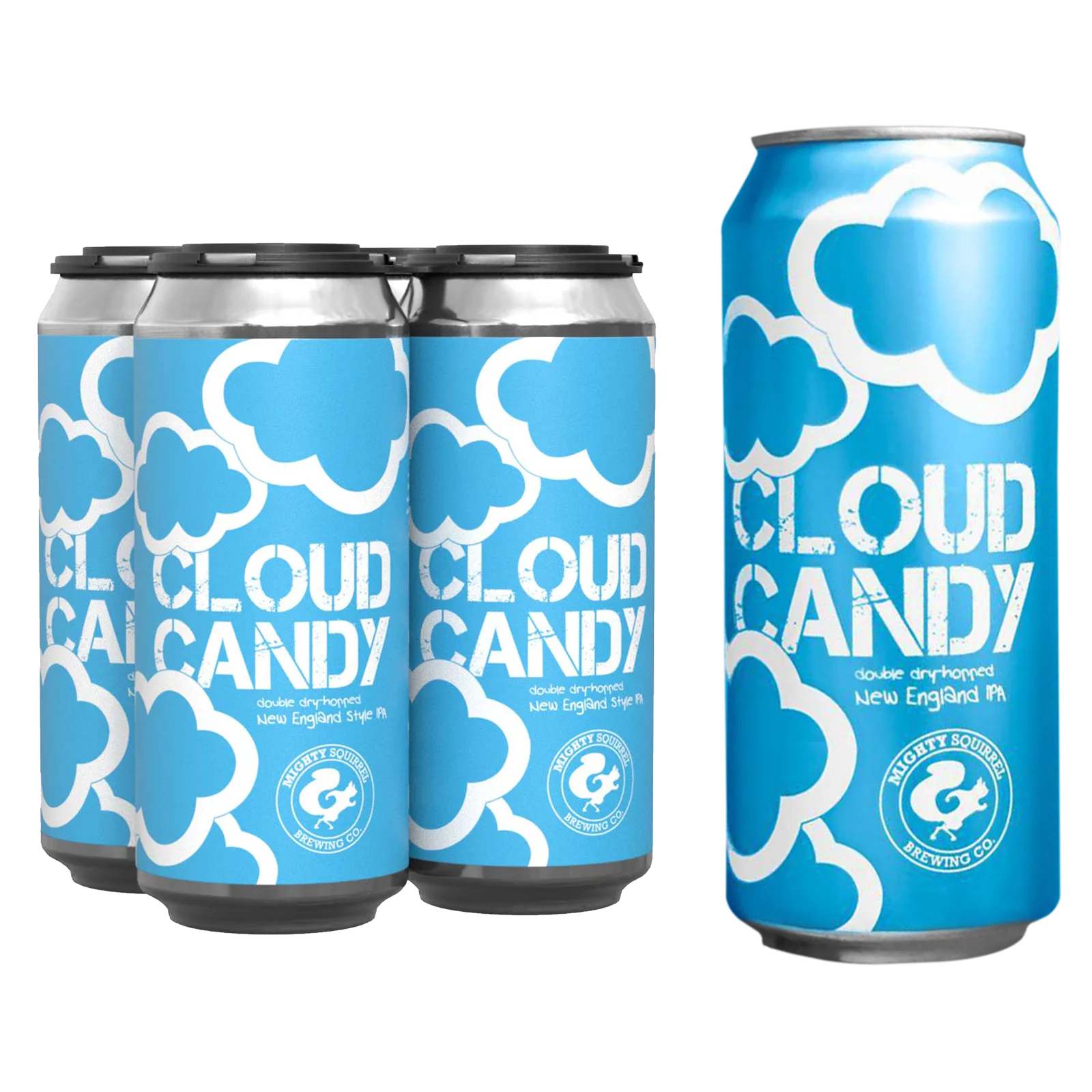 Mighty Squirrel Cloud Candy IPA 4pk 16oz Can 6.5% ABV