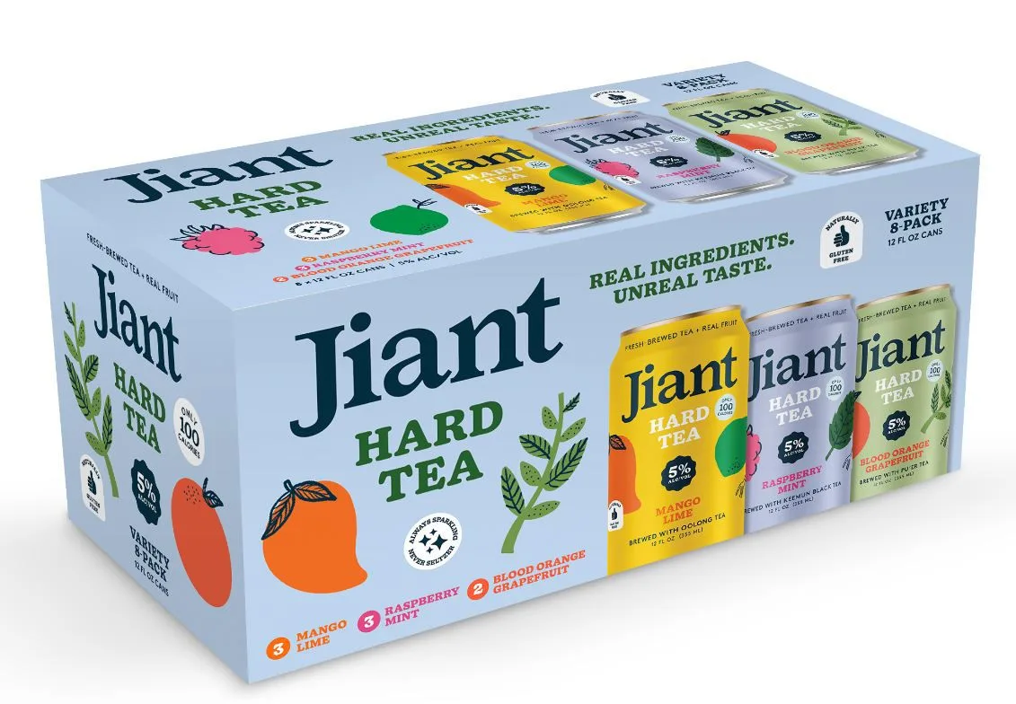 DNU Jiant Hard Tea Mixed Pack (8Pkc 12 Oz)