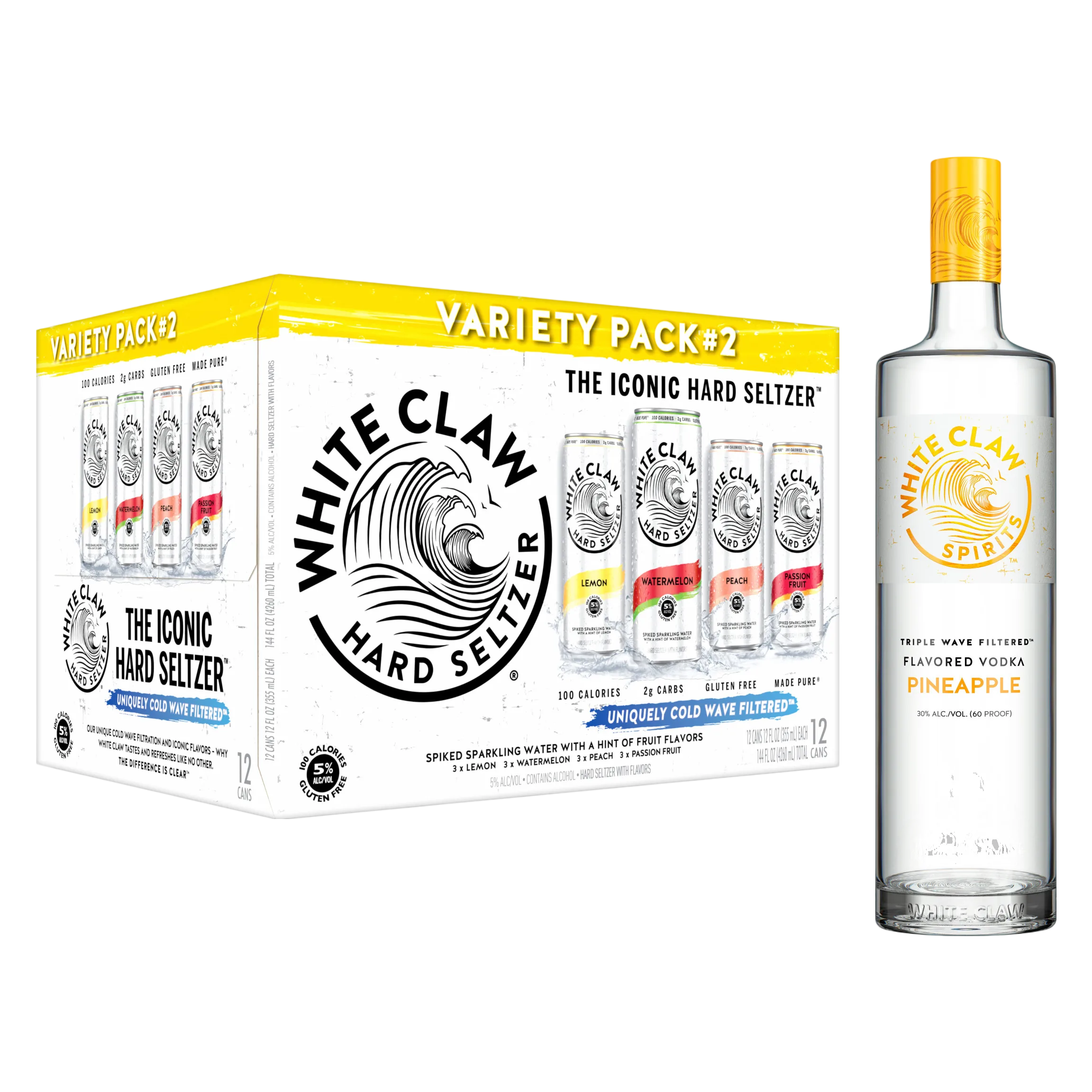 White Claw VP2 12pk + Pineapple Vodka