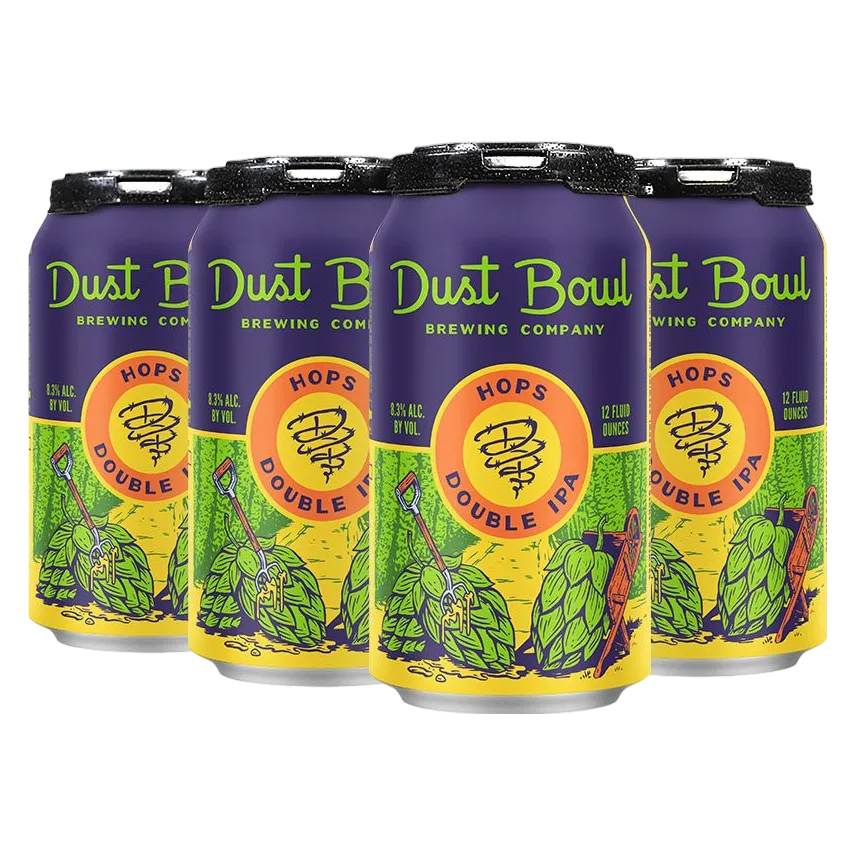Dust Bowl Brewing Co. Hops Double IPA 6pk Cans