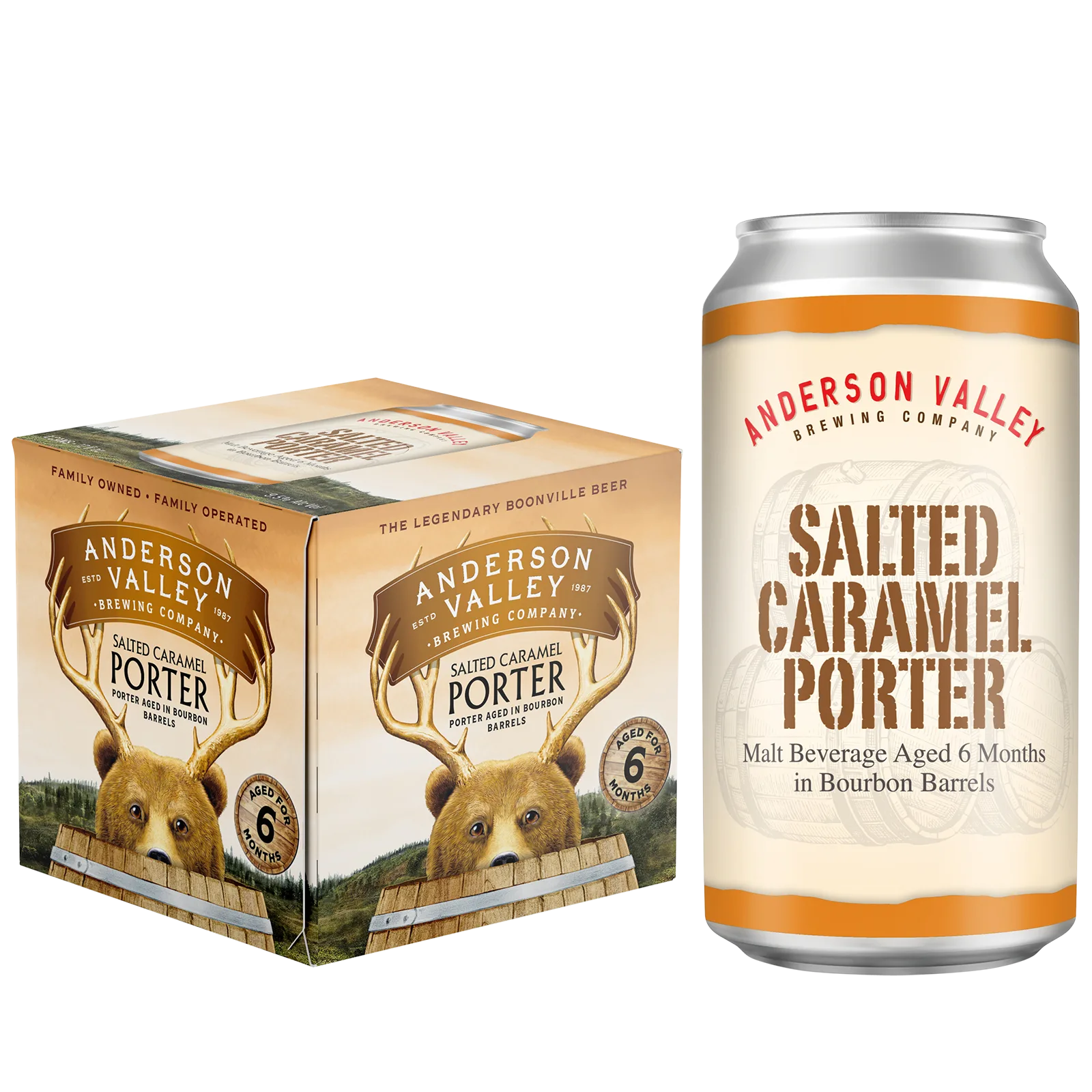 Anderson Valley Brewing Barrel-Aged Salted Caramel Porter (4PKC
