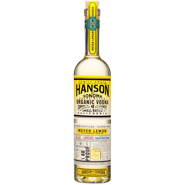 Hanson Of Sonoma Meyer Lemon Organic Vodka 750Ml