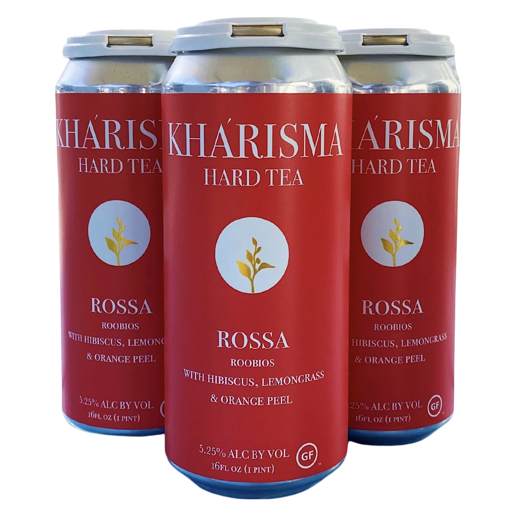 Kharisma Hard Tea Rossa Roobios 4pk 16oz Cans