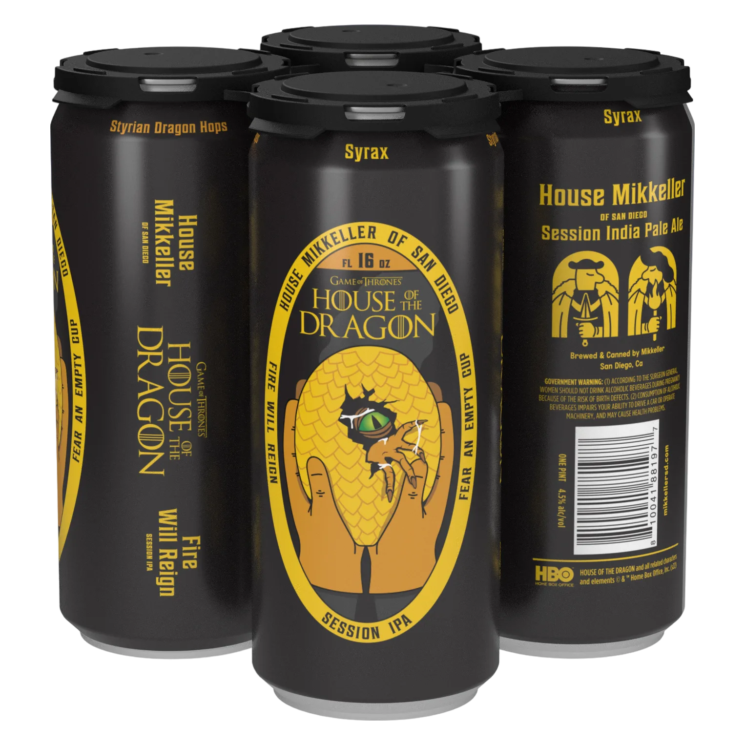 Mikkeller GOT House Of The Dragon IPA 4pk 16oz Can