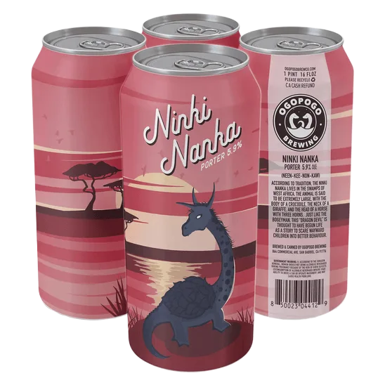 Ogopogo Brewing Ninki Nanka Porter (4PKC 16 OZ