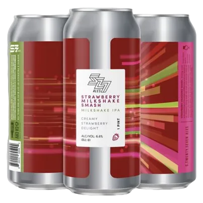 S27 Alehouse & Brewery Strawberry Milkshake Smash IPA 4pk 16oz Cans