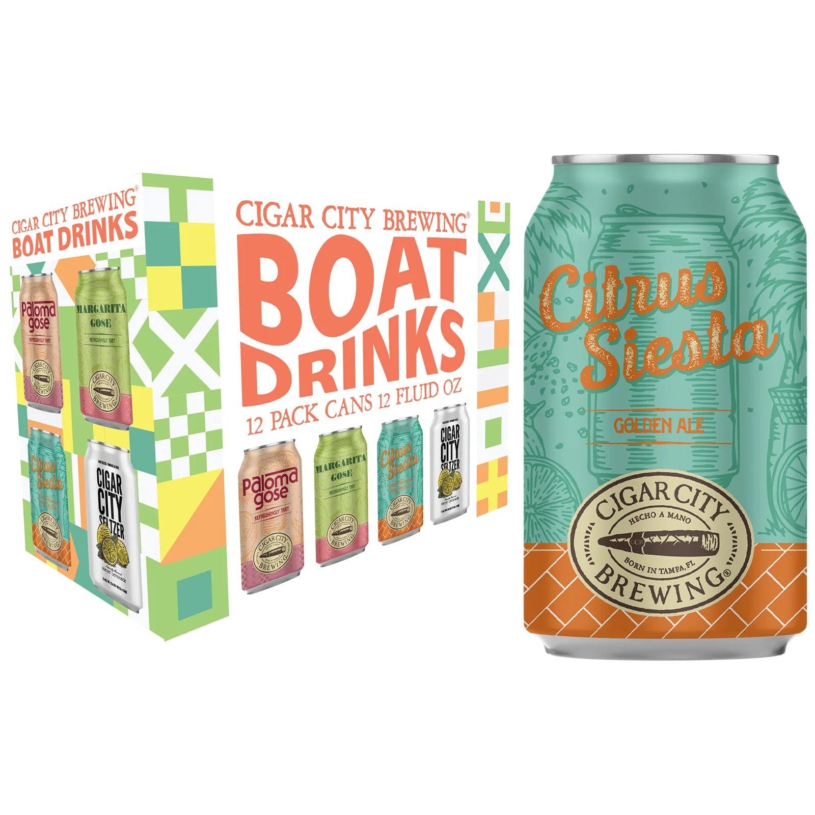 Cigar City Boat Drinks Variety 12pk can