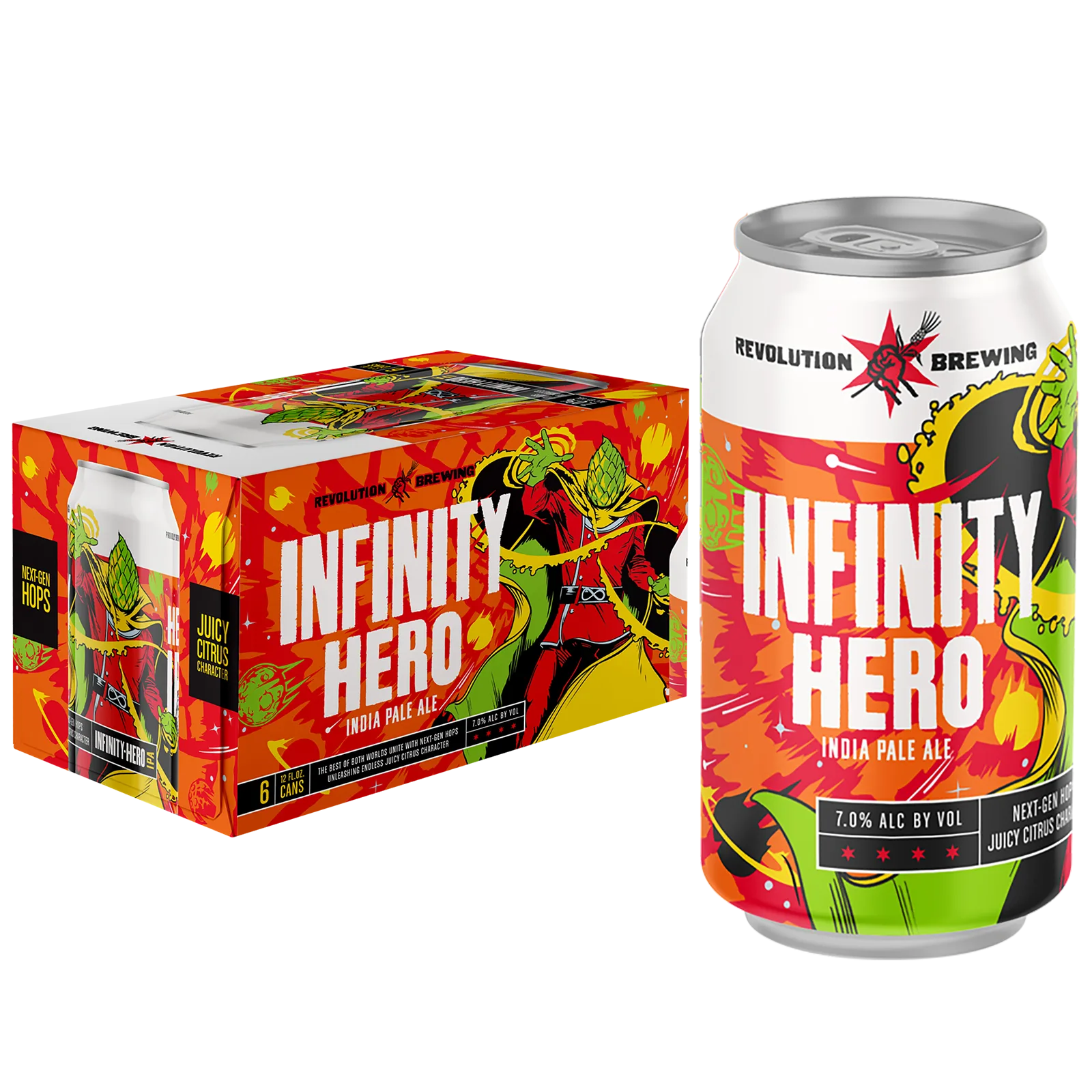 Revolution Infinity Hero IPA 6pk Can 7.0% ABV