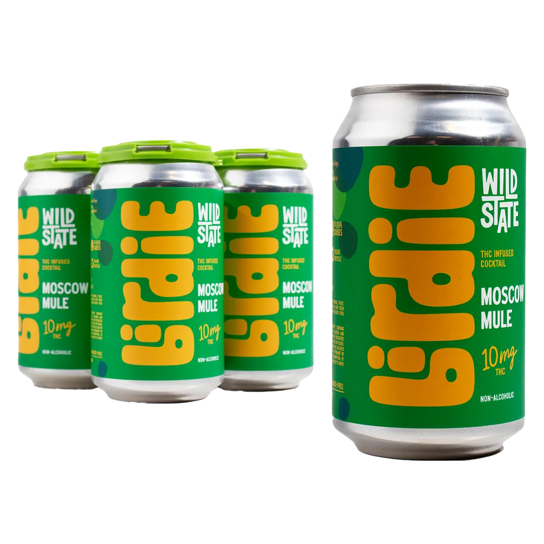 Birdie 10mg THC Moscow Mule 4pk Can