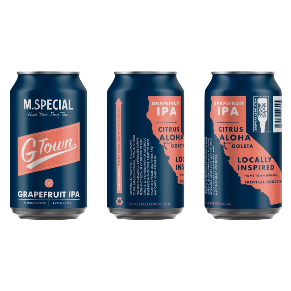 M. Special Brew Co. G Town Grapefruit IPA 6pk Can