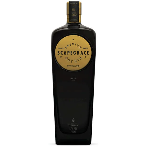 Scapegrace Gold New Zealand Dry Gin 750Ml