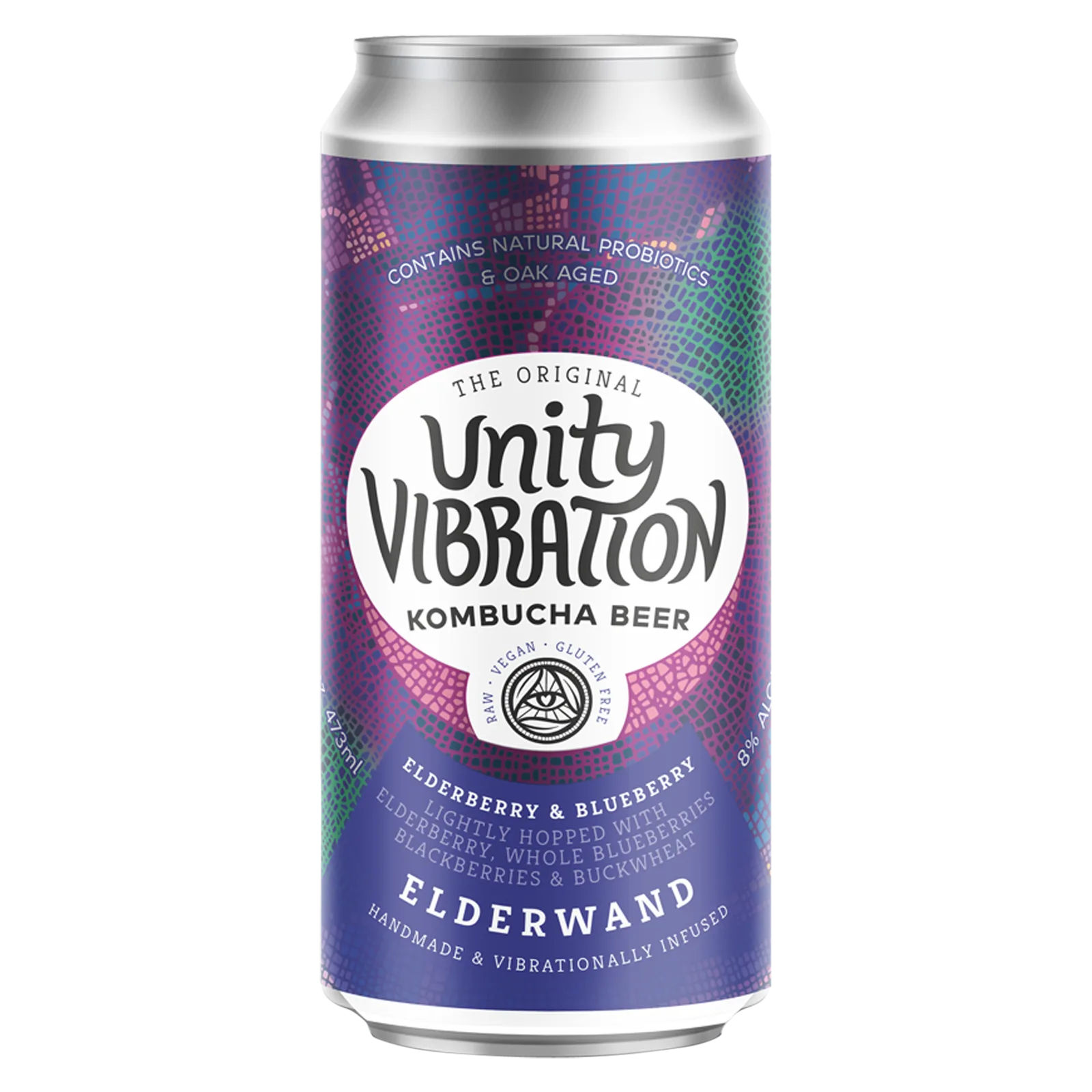 Unity Vibration Kombucha Beer Elderwand (16 OZ CAN)