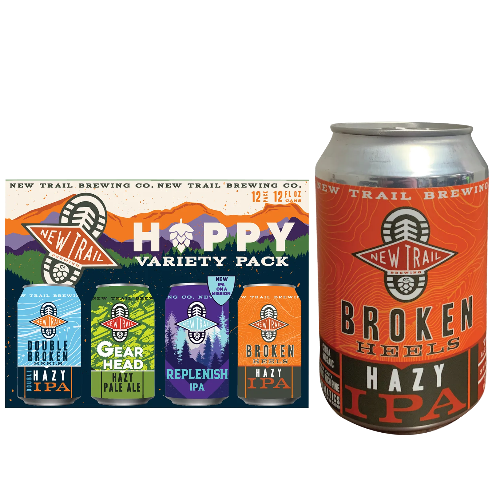 New Trail Hoppy Variety Pack 12pk Can 7% ABV