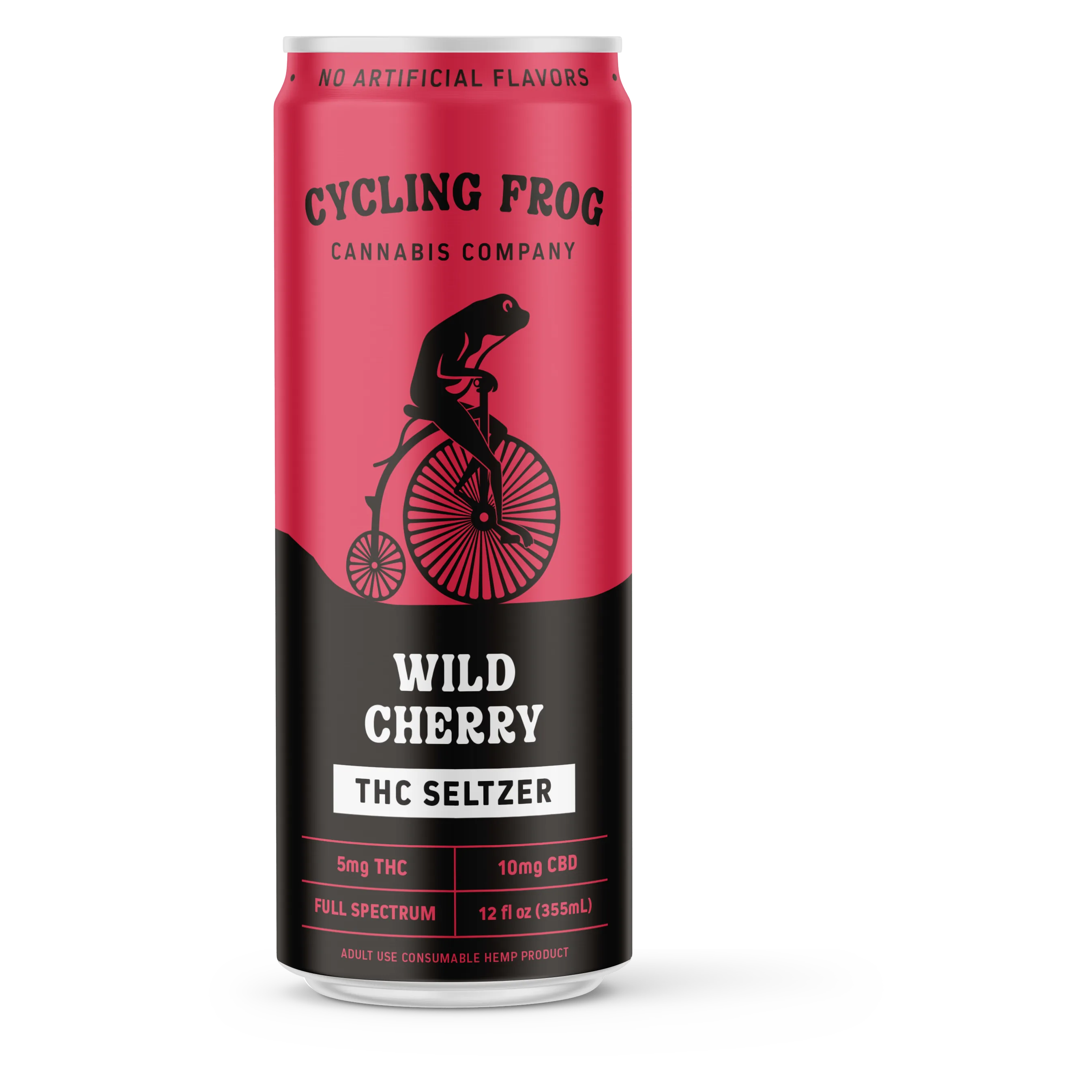 Cycling Frog 5mg THC Wild Cherry Seltzer Can