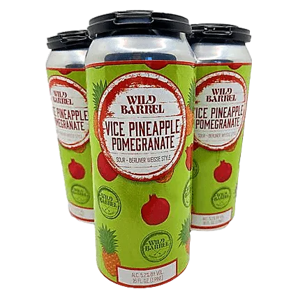 Wild Barrel Brewing Vice Pineapple Pomegranate 4pk 16oz Can