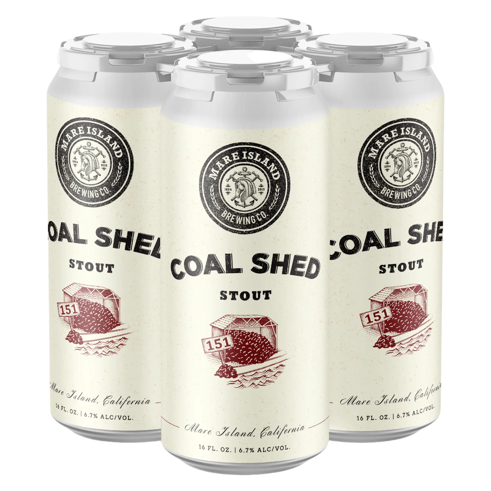 Mare Island Brewing Coal Shed Stout 4pk 16oz Can
