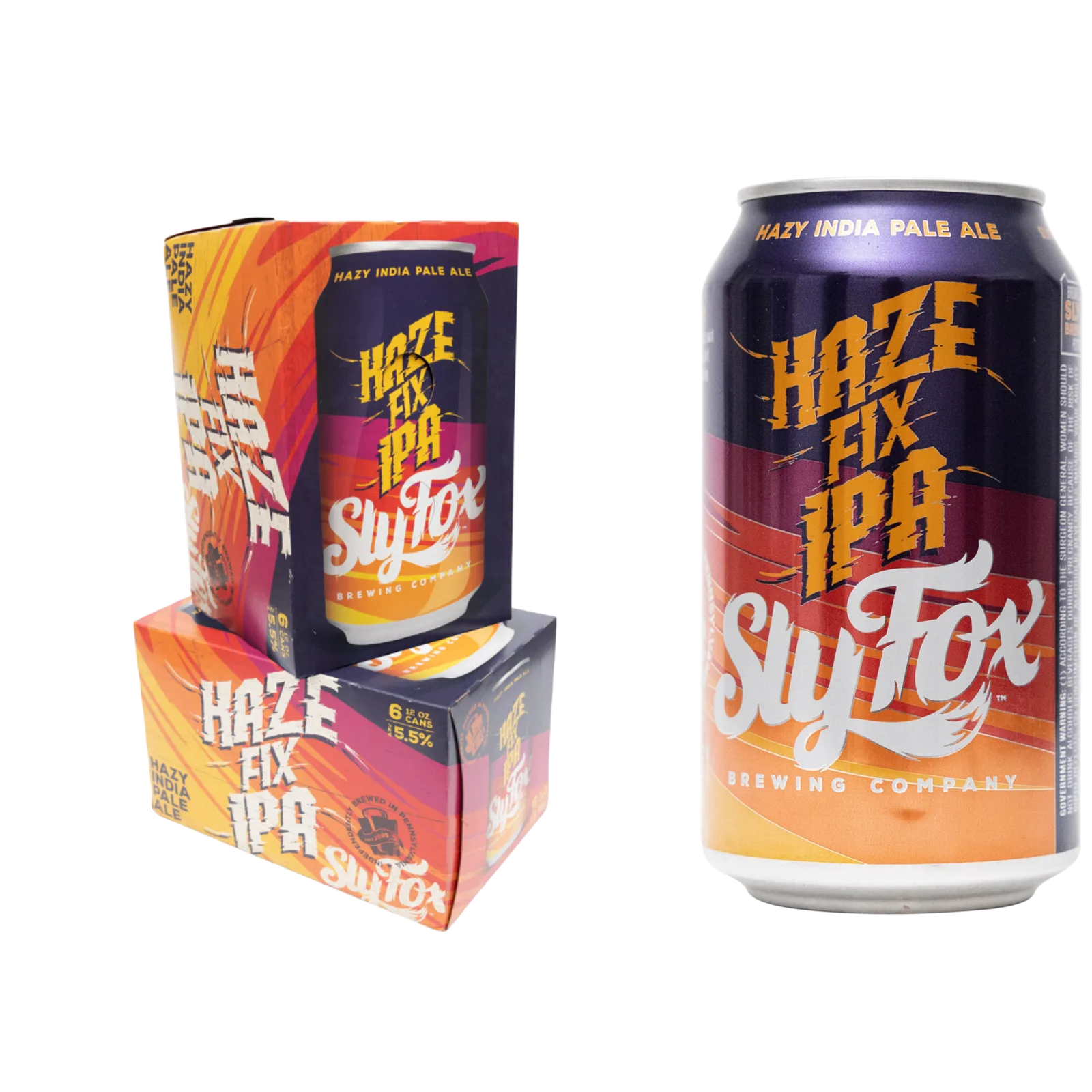 Sly Fox Brewing Haze Fix IPA 6pk Can 5.5% ABV