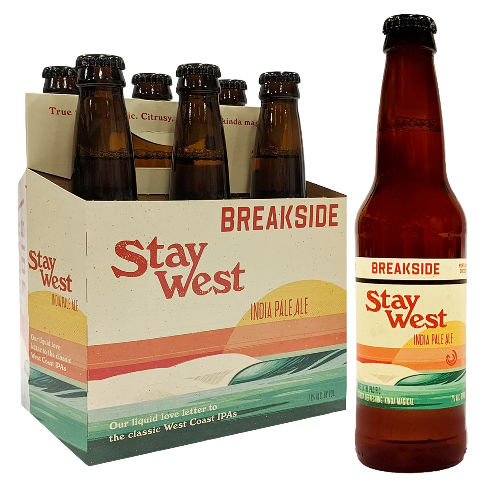 Breakside Stay West IPA 6 pk Can 7.3% ABV
