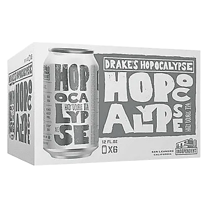 Drake's Brewing. Hopocalypse Hazy Double IPA 6pk Can