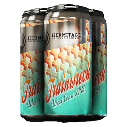 Hermitage Brewing Rotating IPA - TrainWreck Hazy IPA 4pk 16oz Can