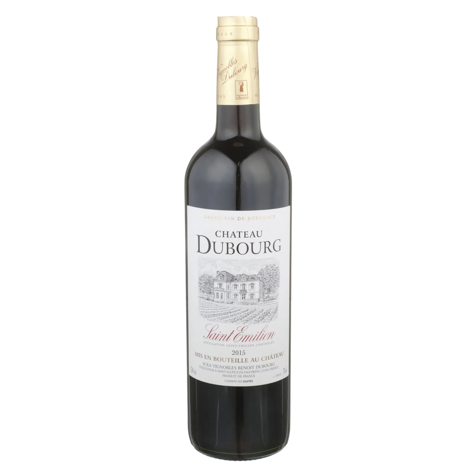 Chateau Dubourg St Emilion 2015 750ml 13% ABV