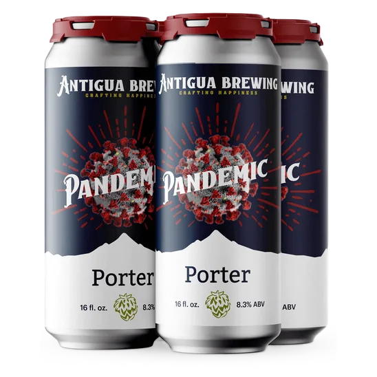 Antigua Brewing Co. Pandemic Porter (4PKC 16 OZ