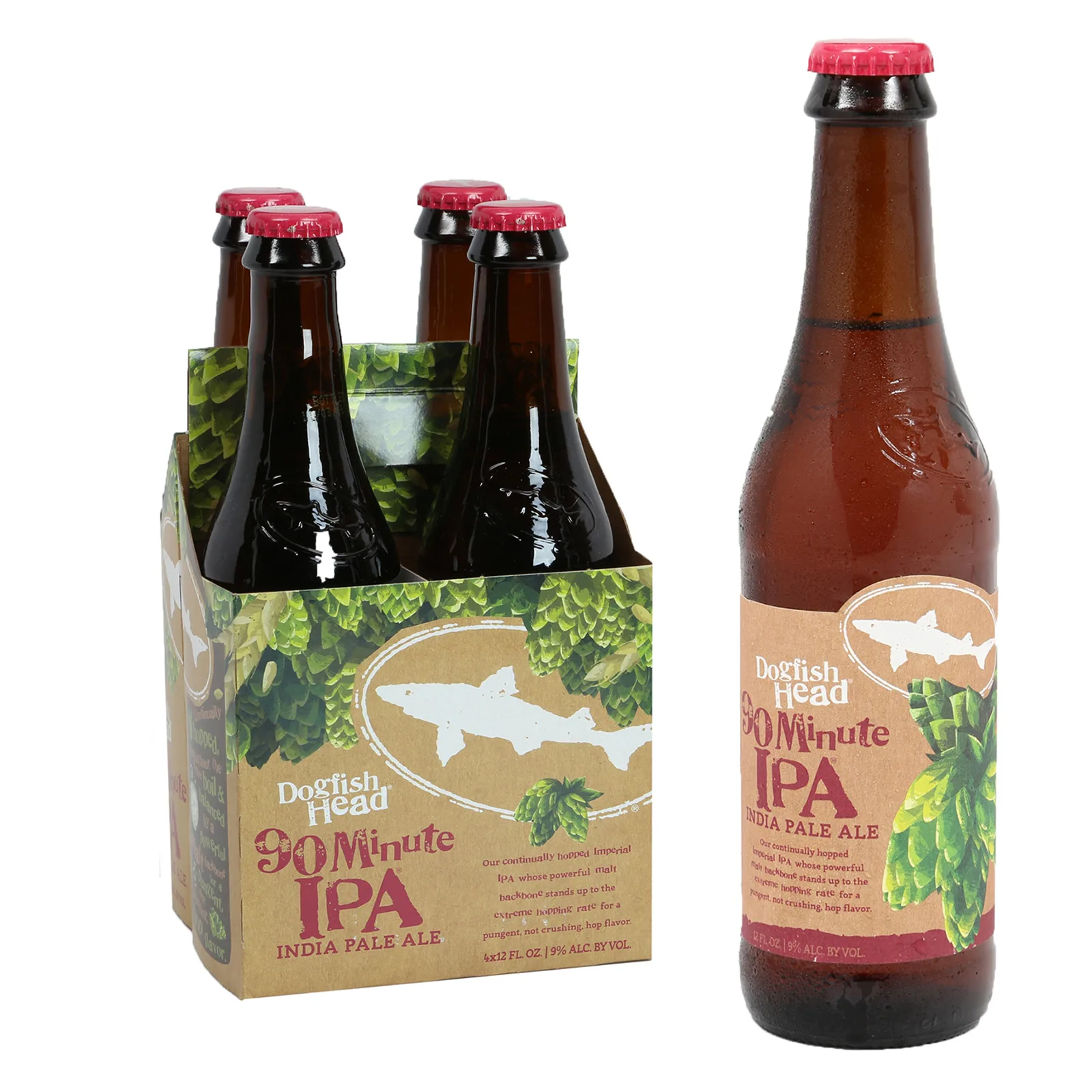 Dogfish Head 90 Minutes 4 Pack Bottles