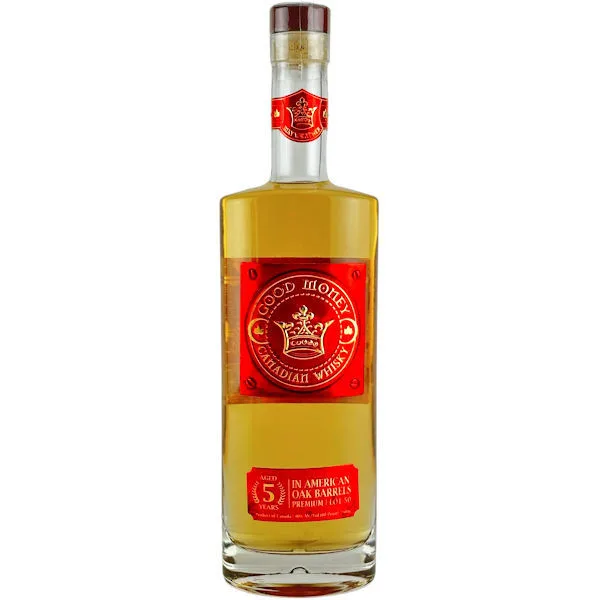 Good Money 5 Year Old Canadian Rye Whisky 750Ml