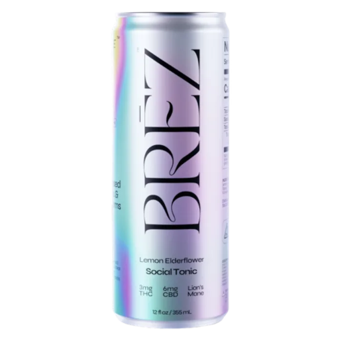 BREZ 3mg THC 2200mg Lion's Mane Can