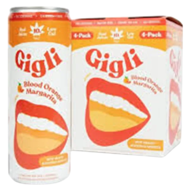 Gigli 10mg THC Blood Orange Margarita 4pk Can- XL