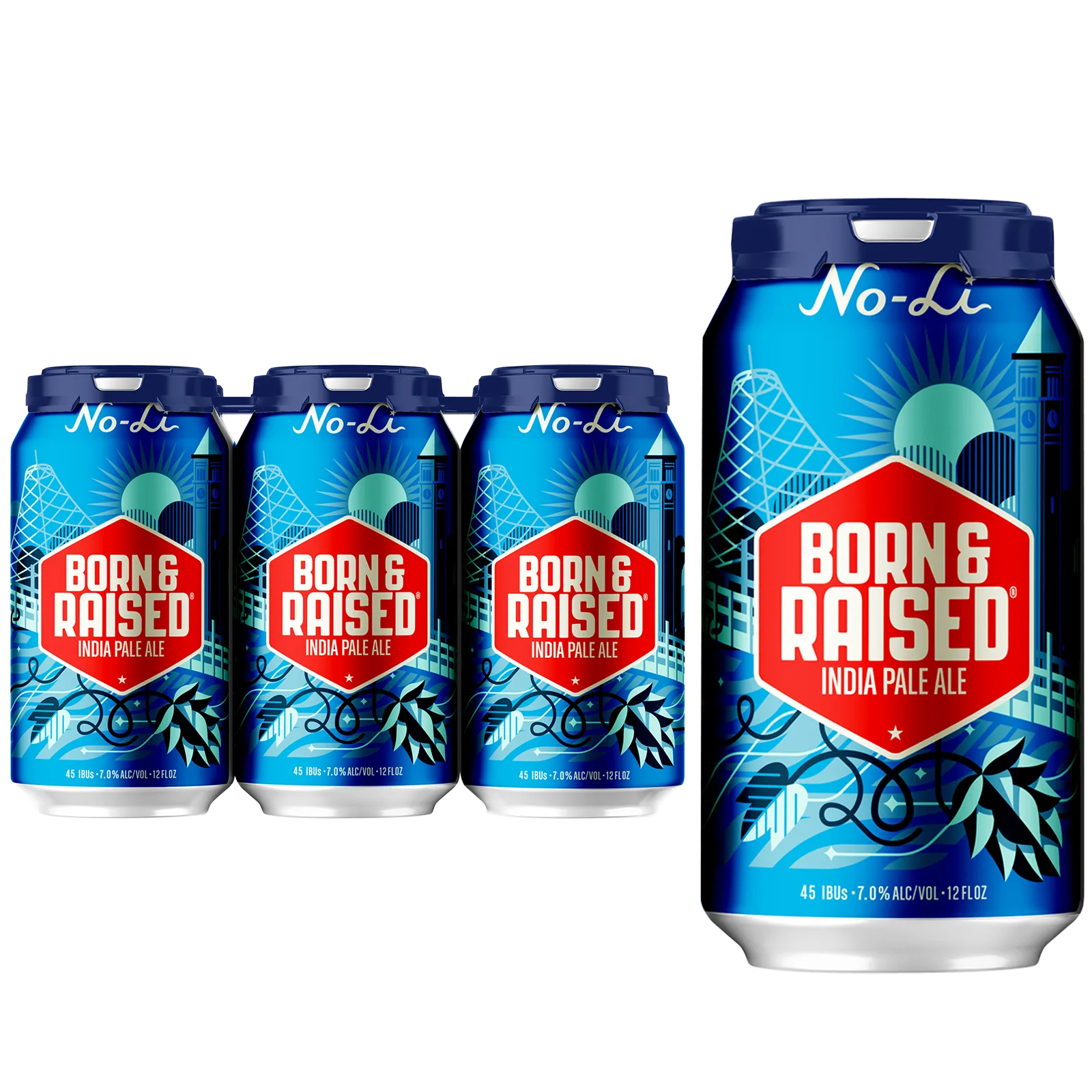 No-Li Brewhouse Born & Raised IPA 6pk Can 7.0% ABV