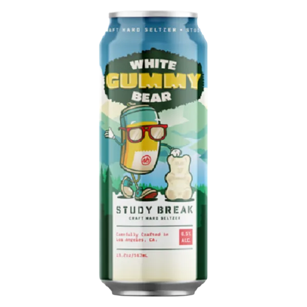 Study Break White Gummi Single 19.2oz Can  6.5% ABV