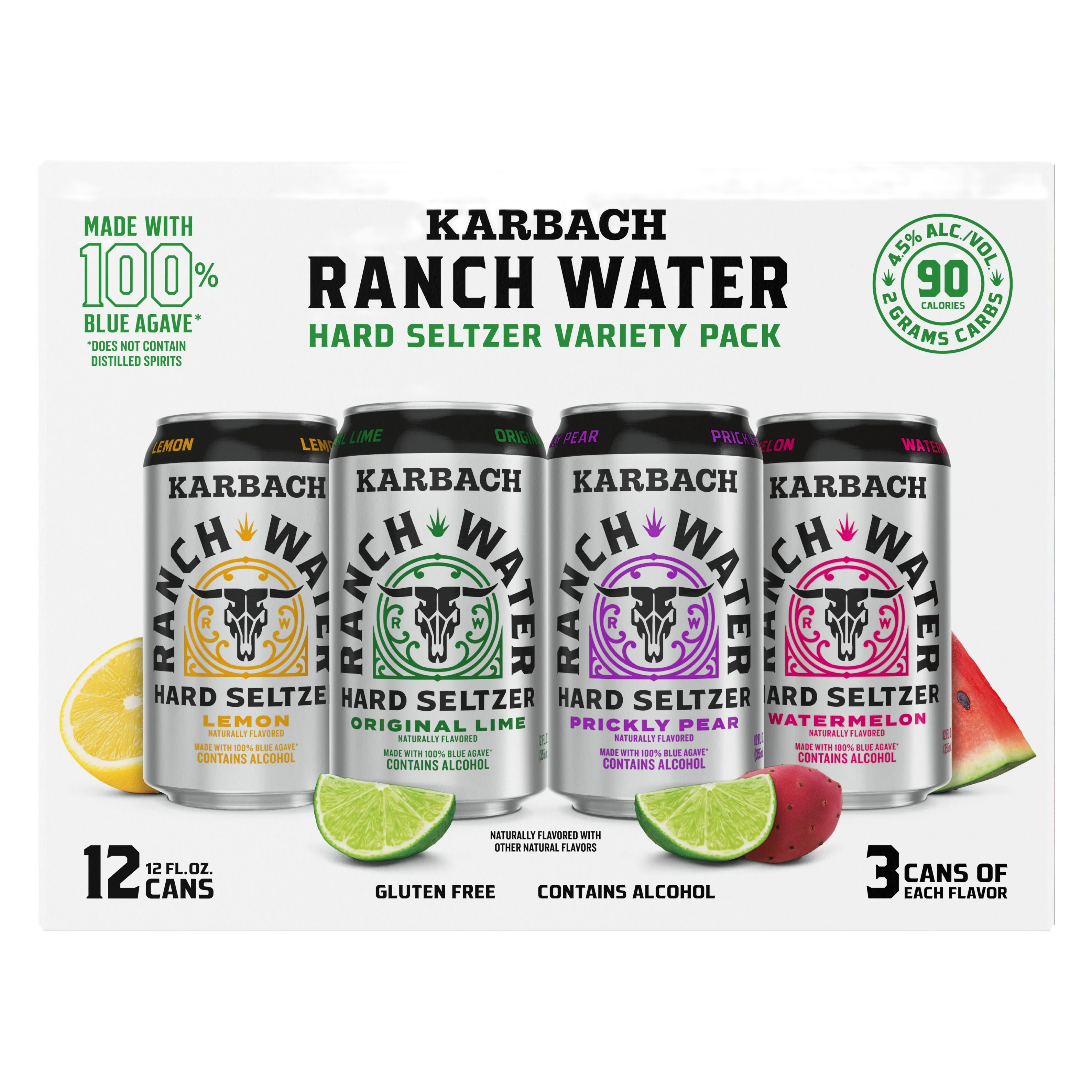 pid: 57083 Karbach Brewing Ranch Water Hard Seltzer Variety Pack (12PKC 12 OZ)