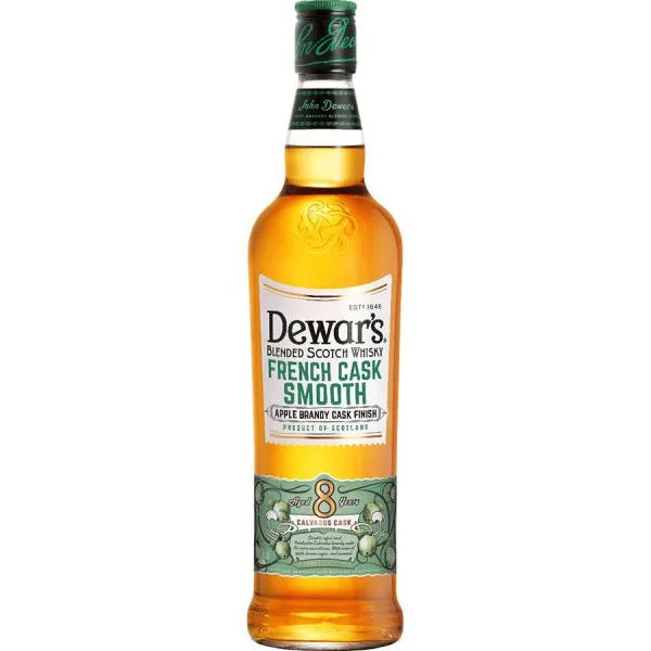 Dewars 8 Year Old French Cask Smooth Apple Brandy Cask Finish Blended Scotch Whisky 750Ml