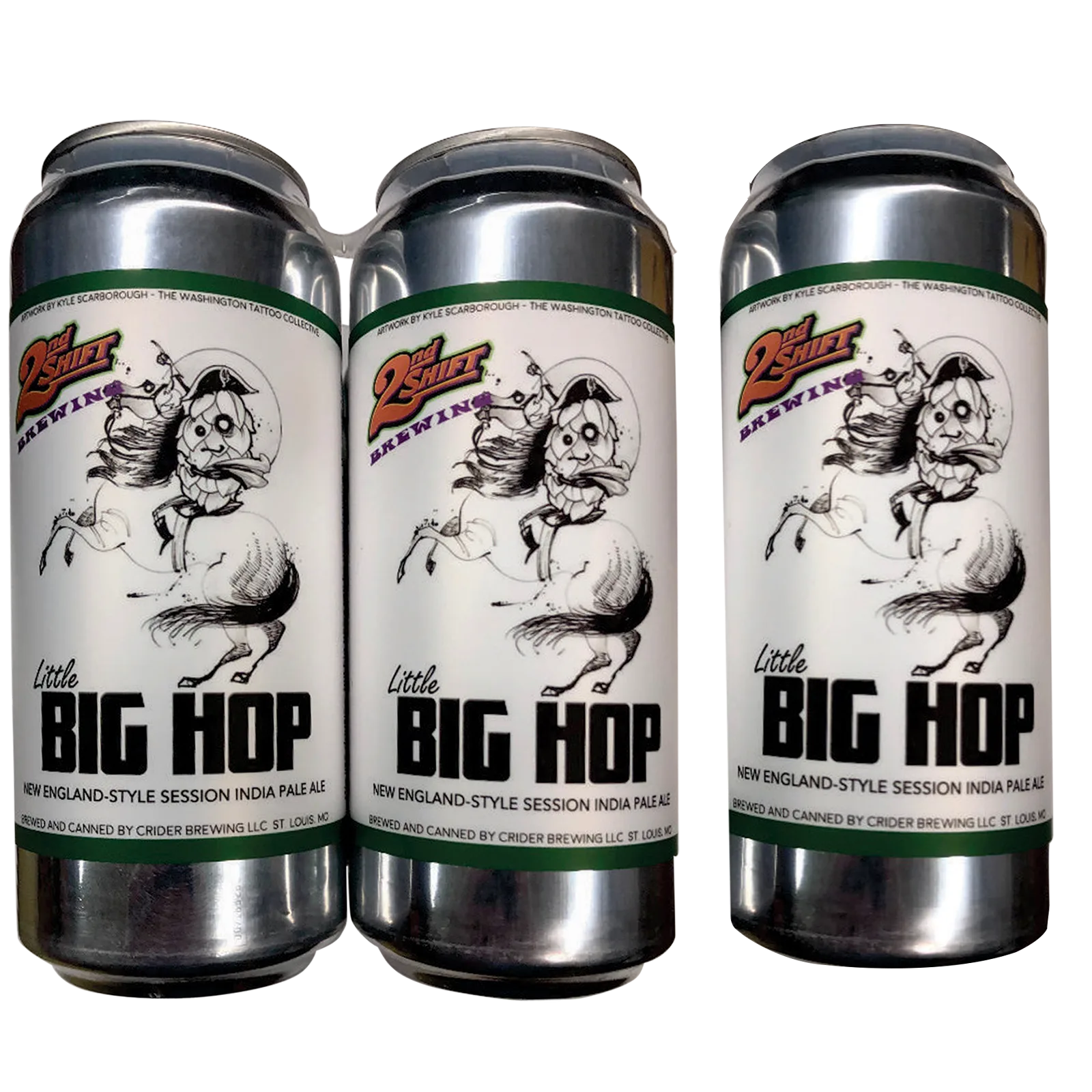 2nd Shift Brewing Little Big Hop 4pk 16oz Can 4.9% ABV