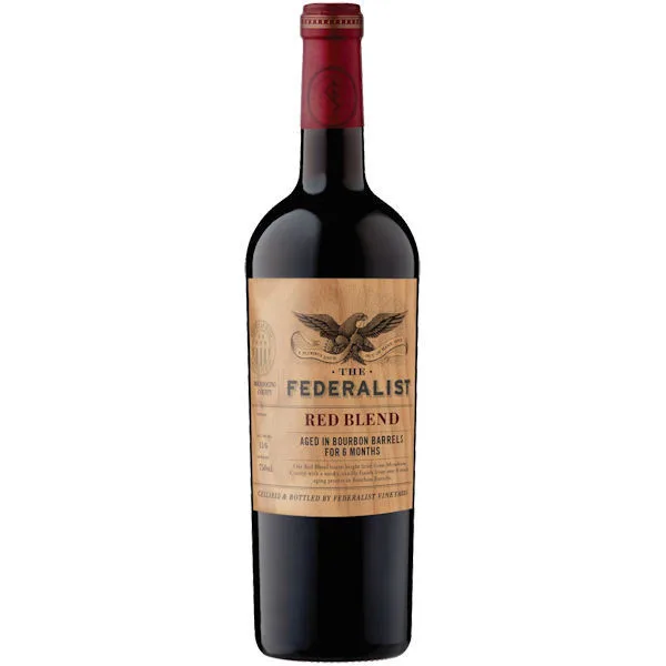 The Federalist Bourbon Barrel Aged Mendocino Red Blend 2017