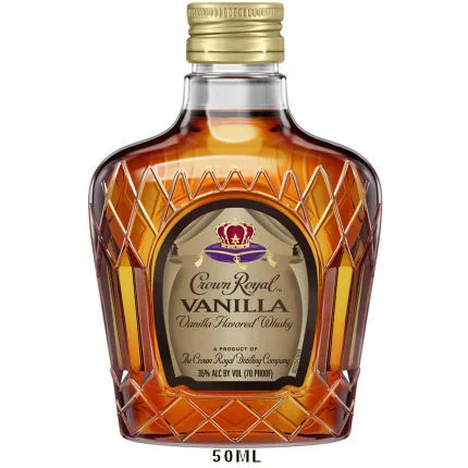 50Ml Mini Crown Royal Vanilla Canadian Whisky