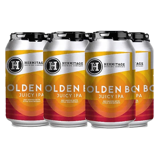 Hermitage Brewing Golden Boy Juicy IPA 6pk