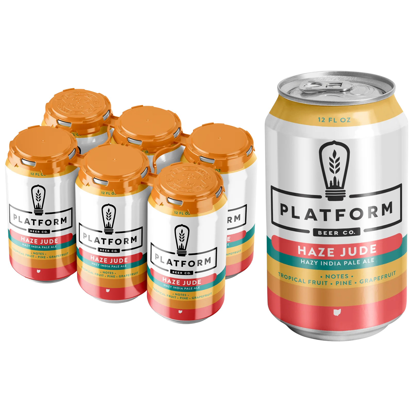 Platform Brewing Haze Jude IPA 6pk Can 6.0% ABV