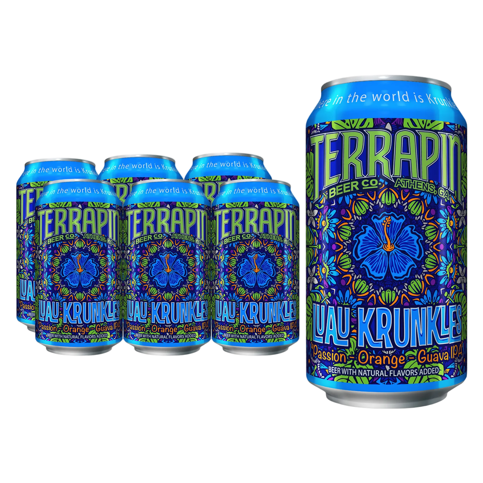 Terrapin Luau Krunkles IPA 6pk Can 6.5% ABV