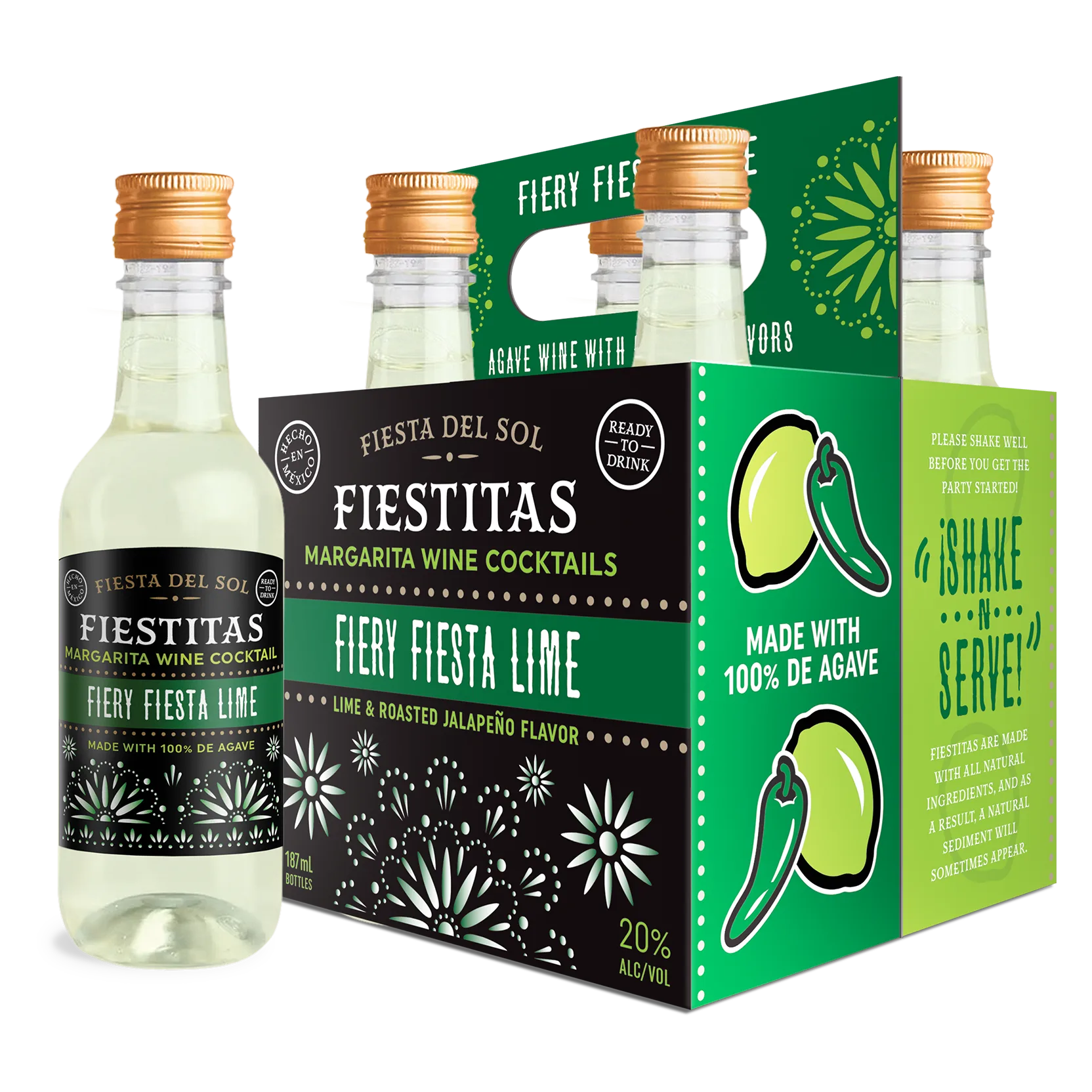 Fiestitas Fiery Fiesta Lime 4pk