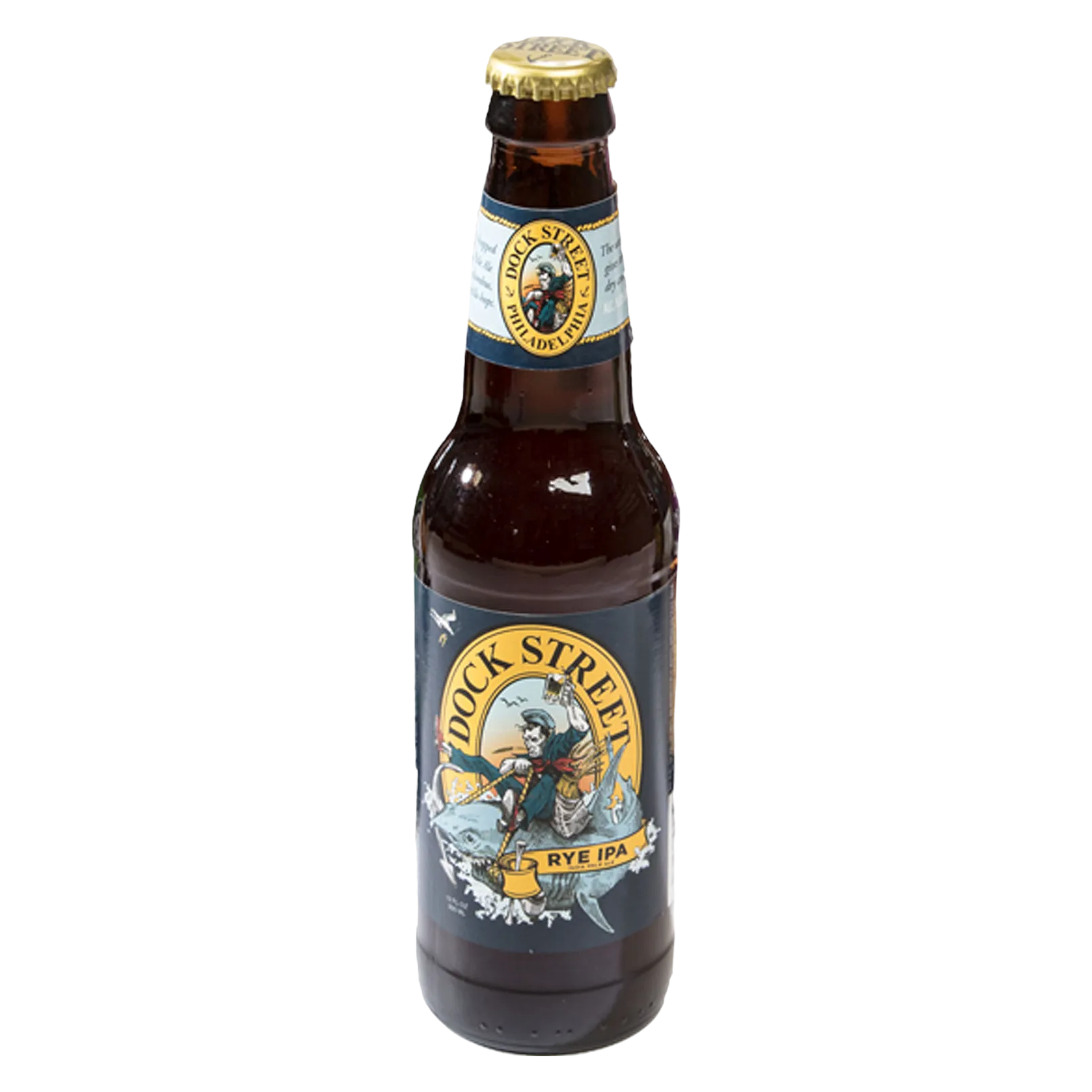 Dock Street Rye IPA 6pk Btl 6.8% ABV