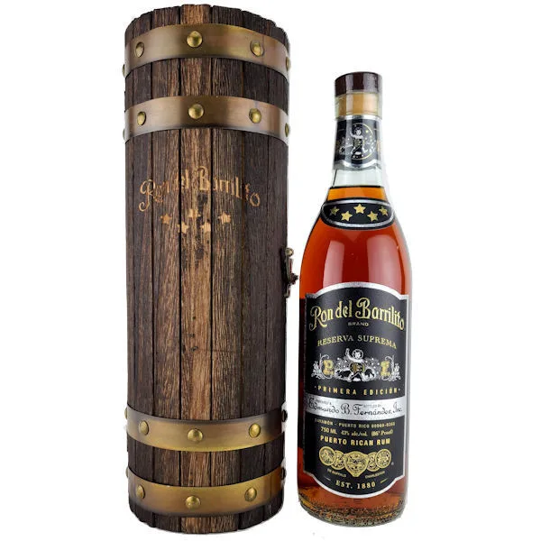 Ron Del Barrilito 5 Star Reserva Suprema Rum Puerto Rico 750Ml