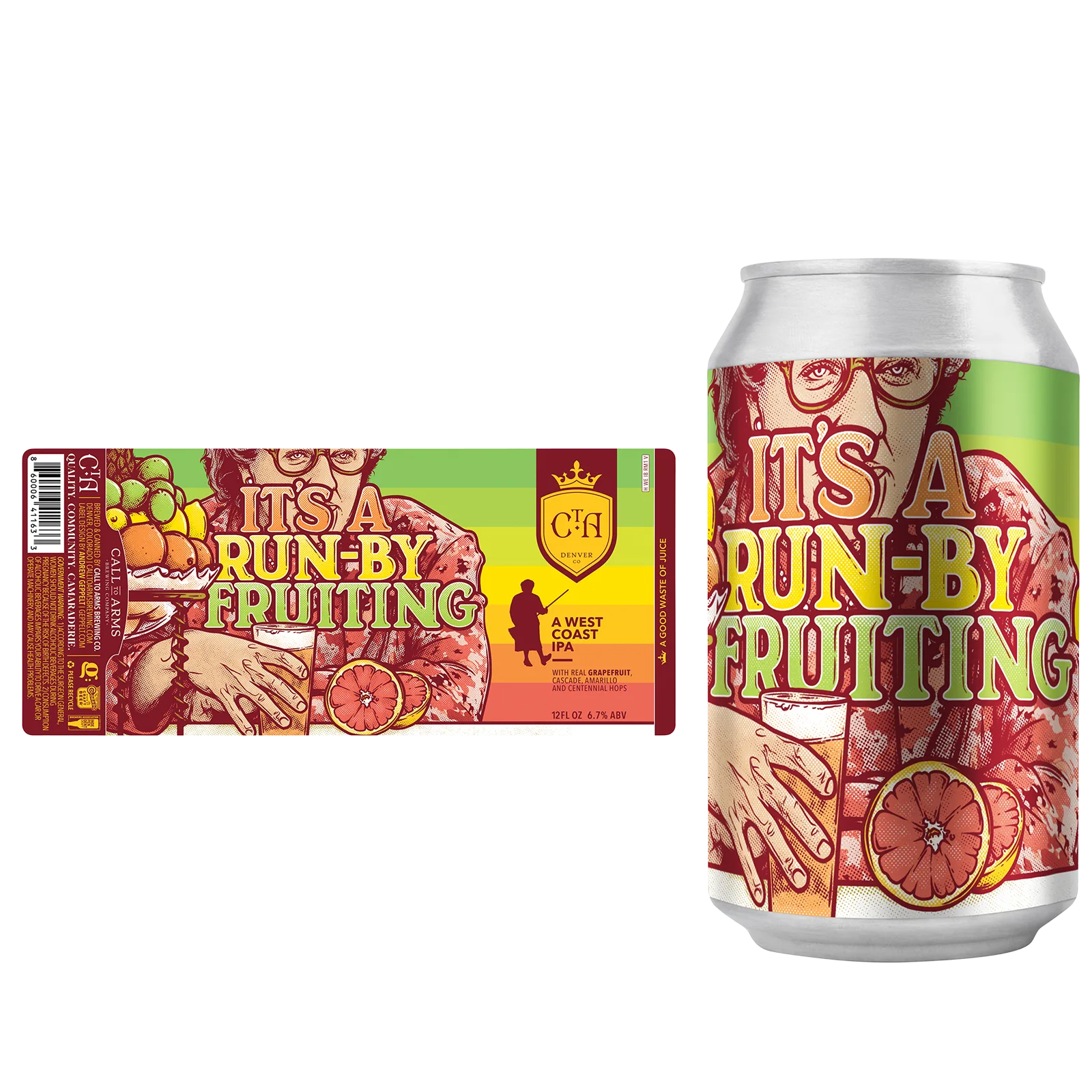 Call To Arms It's A Run-by Fruiting 6pk Cans 7.0% ABV