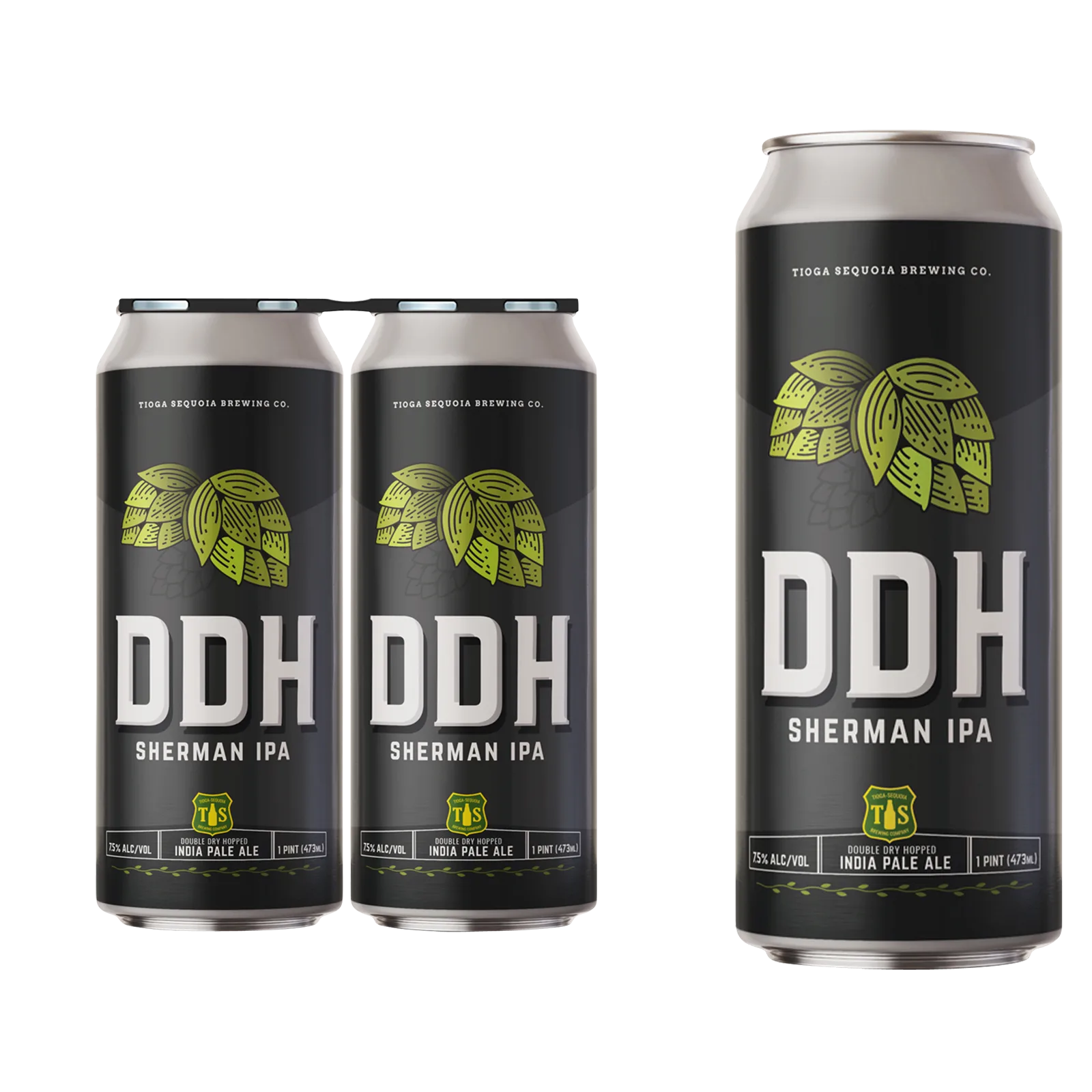 Tioga-Sequoia Brewing DDH Sherman IPA 4pk 16oz Can